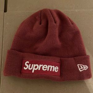 Supreme Red Box Logo Beanie